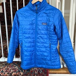 Patagonia Blue Puffer Jacket